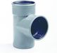 DYKA BV PVC T-stuk 110mm 87 graden 2 x manchetverbinding