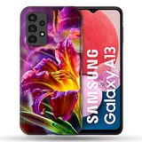 Beschermhoes Samsung Galaxy A13 Beschermhoes motief bloem Lys Color