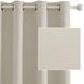 Beige Ensemble de 2 Rideaux Thermiques Occultants