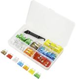 TRU COMPONENTS TC-10334032 Standaard platte zekering 5 A, 7.5 A, 10 A, 15 A, 20 A, 25 A, 30 A Oranje, Bruin, Rood, Blue, Geel, Helder, Groen 100 stuk(s)