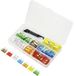 TRU COMPONENTS TC-10334032 Standaard platte zekering 5 A, 7.5 A, 10 A, 15 A, 20 A, 25 A, 30 A Oranje, Bruin, Rood, Blue, Geel, Helder, Groen 100 stuk(s)