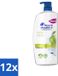 Head & Shoulders Anti-Roos Shampoo Apple Fresh Pompflacon 1000 ml (12 stuks)