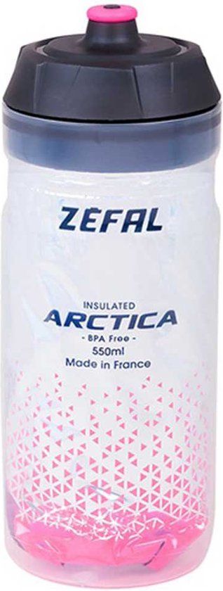 ZEF Arctica 55 Bidon - 550ml - Zilver/Roze