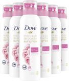 Dove Shower Mousse Rose Oil 6 x 200 ml