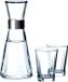 Rosendahl Copenhagen Grand Cru Carafe + 2 water glasses, transparent, Glass, 900 ml
