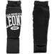 Scheenbeschermers Leone Sport Scheenbeschermers comfort leeuw zwart maat XXS