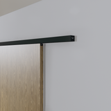Xperta set 2m rail - Noir - plinthe de sol - Porte unique - montage en applique