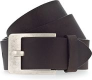 Vanzetti Leren Riem Denim Love 45mm Full Leather Belt W95 Dark Brown Bruine