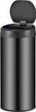 Juskys Automatische Prullenbak / Afvalemmer / Sensorprullenbak - 50 Liter - Zwart - Rond