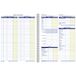 Adams Boekhouding Record Book, Wekelijks formaat, 20 x 28 cm, wit (AFR70)