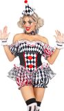 Leg Avenue Darling Harlequin Kostuum - XS - Multicolours