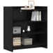 vidaXL Dressoir Zwart eiken 75 x 36 x 80 cm Bewerkt hout