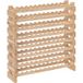 Casier à vin en pin massif, étagère de cave pour 96 bouteilles, 8 niveaux, meuble sommelier en bois, dimensions 114x28x113,5 cm, rangement bouteilles naturel