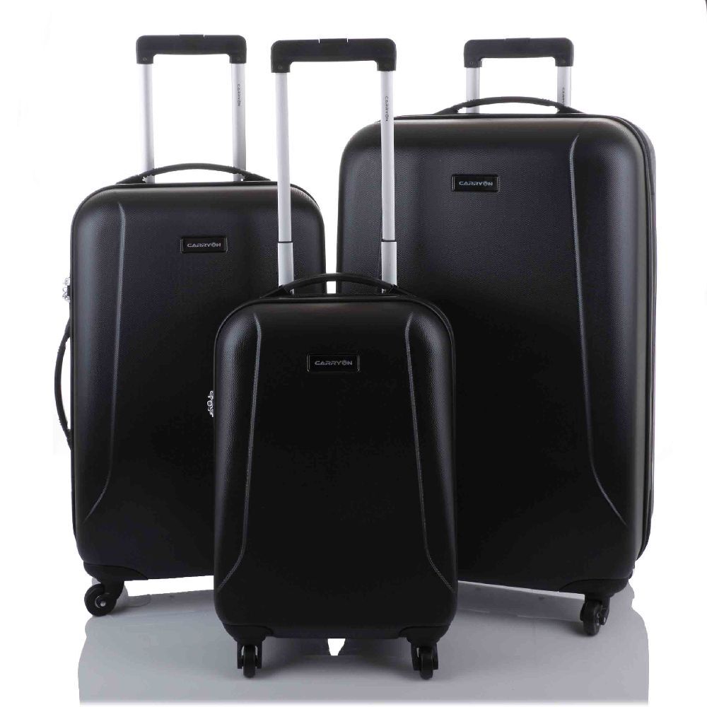 CarryOn Skyhopper Kofferset TSA 3-delig zwart