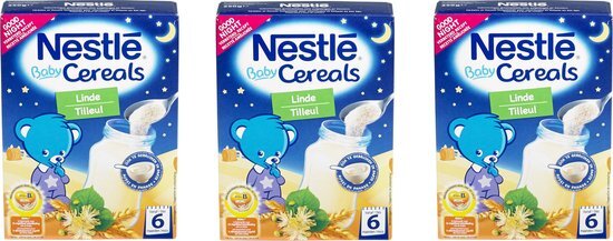 Nestl&#233; - Baby Cereals met Linde - 6 Maanden (3x250g)