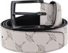 JOOP! Riem Printed Coll. Belt 3,5 CM W110 Cream-White Wit