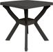 Merkloos Table bistrot ronde en plastique 70x70 cm anthracite