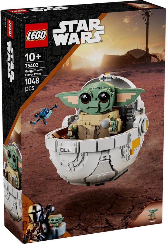 LEGO Star Wars: The Mandalorian™ Grogu™ met zweefkinderwagen 75403 Bouwset - 1048 Onderdelen