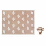 THUN - Knuffelknuffelset met deken, pluche buitenkant 98% polyester, 2% katoen, buitendeken 100% katoen, vulling 100% polyester, collectie Baby Sweet Boerderij, 20 cm, 90 x 70 cm