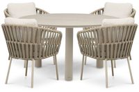 Coco Elara/Trino 140 cm dining tuinset 5-delig