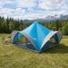 vidaXL Tipi Tent 18.0-persoons Blauw Polyester en Staal