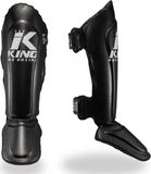 King Pro Boxing Scheenbeschermers KPB/SGL 7 Zwart Wit