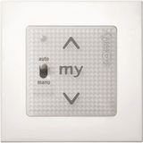 Somfy Smoove Uno A/M io télécommande murale Pure avec cadre 1811405