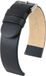 HIRSCH SCANDIC M BLACK CALF 26mm Bracelet de montre Cuir Noir Unisexe