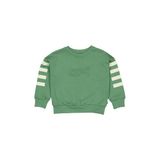 QPI gestreepte sweater - groen