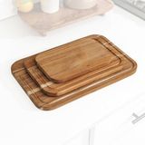 Planche à découper en acacia sans marque, lot de 3