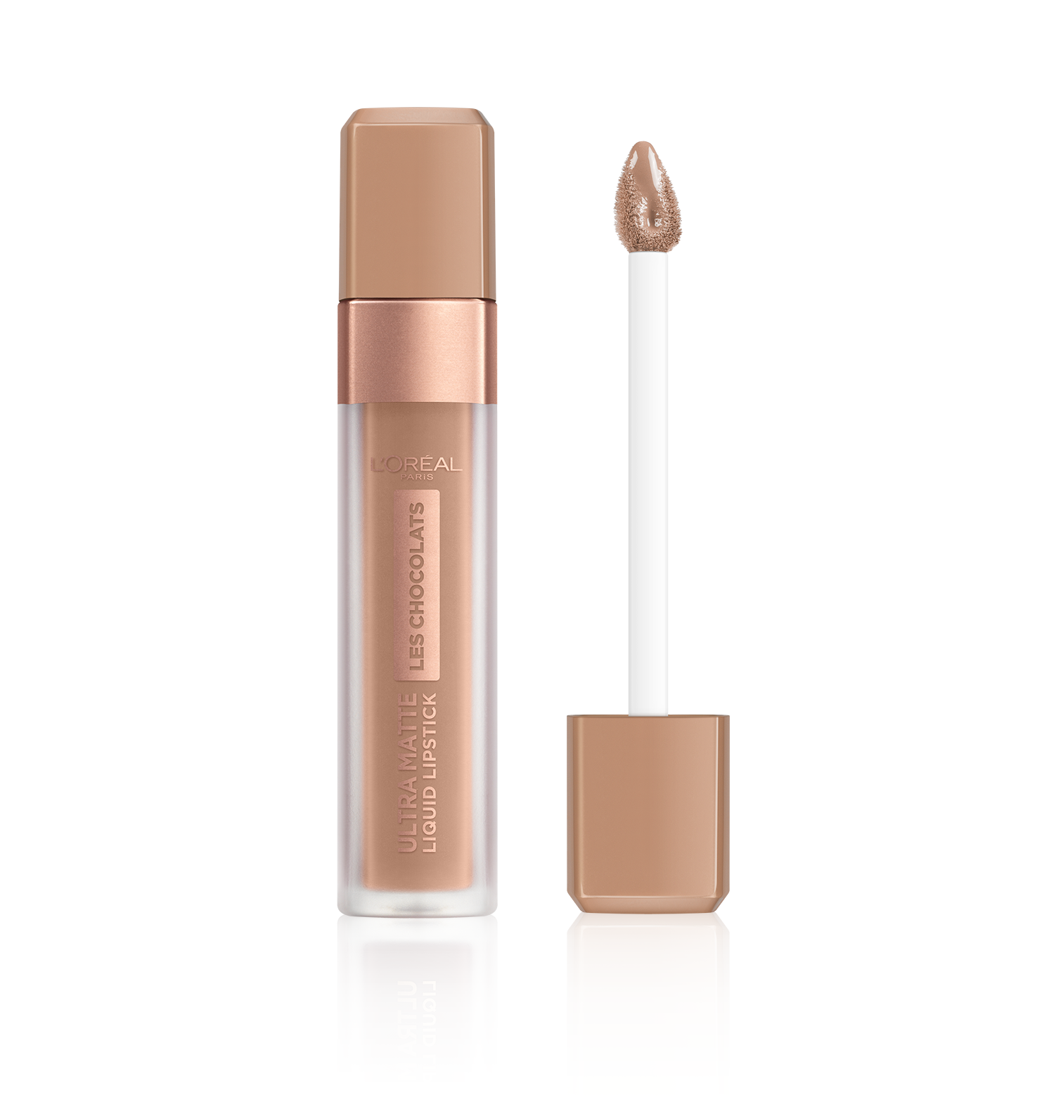 L'Oréal Make-Up Designer Les Chocolats Lipstick - 844 Sweet Tooth - Paars - Ultra Matte Lippenstift met Chocoladegeur - 7,6 ml
