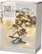 Merkloos KerstXL.nl LED kerstverlichting 18 meter - 240 LED lampjes - extra warm wit - zwart