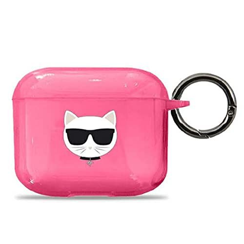 Karl Lagerfeld KLA3UCHFP Hoes voor AirPods 3 Cover roze/roze Choupette