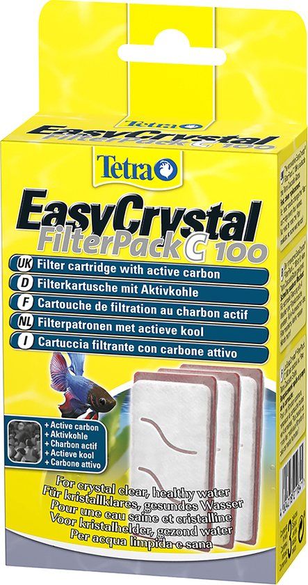 Tetra EasyCrystal Filter Pack C100 - Aquarium Filter Accessories
