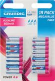 Grundig Alkaline Batterijen AAA/LR03 - Voordeelverpakking 18 Stuks