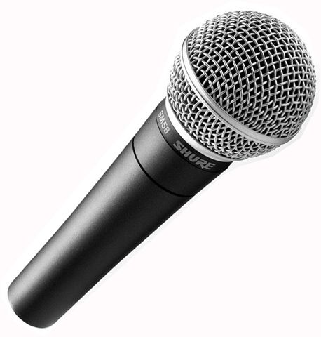 Shure SM58 LCE Dynamische Zangmicrofoon - Zwart