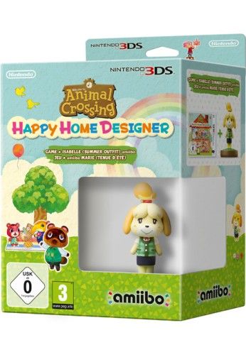 Nintendo Animal Crossing: Happy Home Designer + amiibo Isabelle - Nintendo 3DS