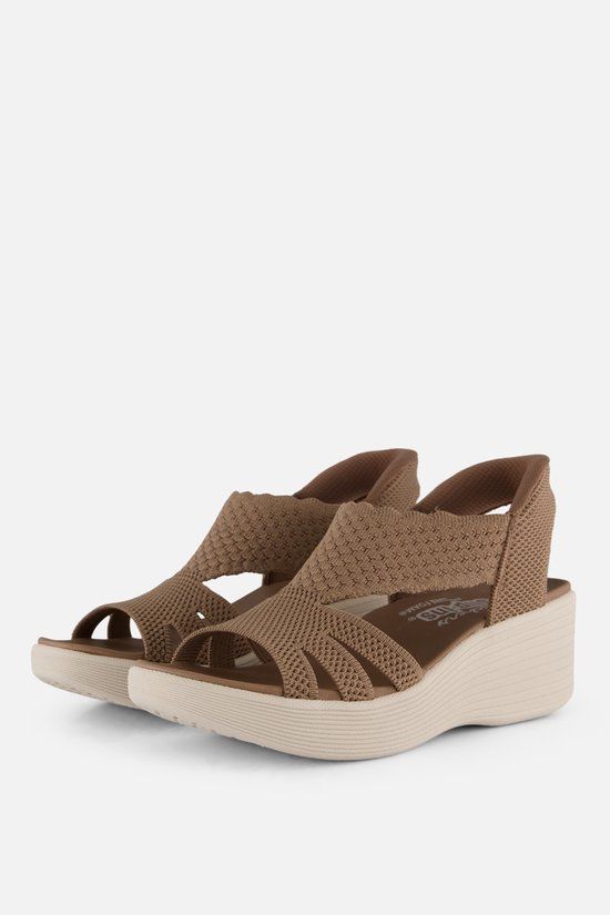 Skechers PARALLEL LITE - SUMMER INVITE Dames Sandalen - Mokka