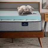 Serta ThermaGel Traagschuim Matrastopper, TXL | Twin XL slaapzaal topper, 3 inch koelgel memory foam, ThermaGel, diepe drukontlasting, CertiPUR-US, gemaakt in de VS