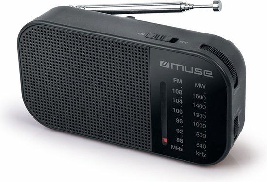 Muse Electronics Muse M-025 R Draagbare radio Zwart