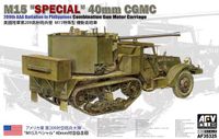 AFV Club Modelbouwpakket Militaire voertuigen - AF35325 M15 - Special - 40mm CGMC - Combination Gun Motor Carriage Plastic - 1:35
