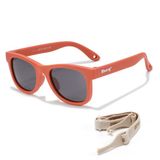 Maesy Baby Zonnebril Indi – 0 t/m 2 Jaar - Elastiek - Flexibel - UV400 Bescherming - Zonnebril Kind - Terracotta Brique