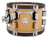 Pacific Drums Concept Classic Tom, 25,4 cm x 17,8 cm, Natural Stain, Walnut Stain Hoops