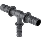 Geberit 622.314.00.5 Mepla T-stuk gereduceerd kunststof (PVDF) 20x16x16mm