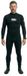 West Enforcer Flatlock 3/2 Mm combinaison de plongée avec manches longues et fermeture éclair dans le dos noir M homme