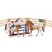 Schleich HORSE CLUB Lisa's toernooitraining - Paardenspeelgoed - 3 Appaloosa's en Hindernissen - 17 onderdelen