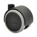WAGNER Design meubelwiel/zwenkwiel/dubbel wiel - zacht - diameter Ø 40 mm, hoogte 45 mm, zwart, draagvermogen 35 kg - 01072601