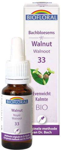 Biofloral Bachbloesems 33 Walnoot Bio 20 ml