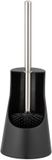 WENKO Toiletborstel En Houder Arese 38 X 12,3 Cm Rvs Zwart