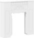 vidaXL Haardombouw Wit 93 x 20 x 89 cm Bewerkt hout
